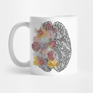 Medical Brain/anatomy/flower/medicine/doctor/surgeon Mug